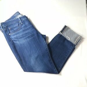 NWOT • Anthro AG The Stevie Cuff • Slim Str8 Denim